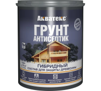 Грунт антисептик по дереву бесцветный 0,8л Акватекс Рогнеда