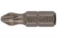 Бита PH2х 25мм с насечкой 1шт Whirlpower---