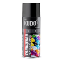 Эмаль акриловая хаки 520мл RAL6014 Kudo(12)
