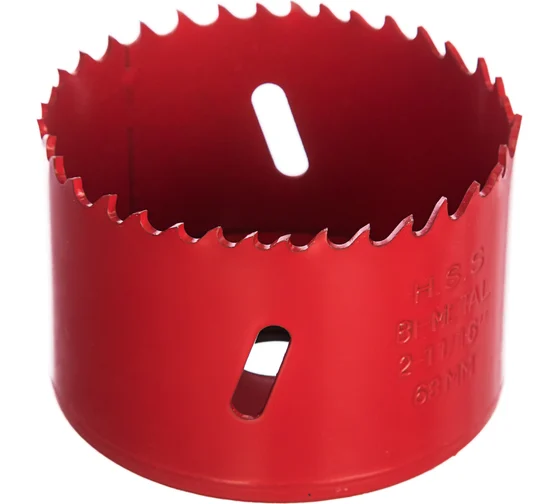 Коронка металл/дерево/пластик BiMetal 68мм Р6М5без ЦС (+72492/96)  Matrix