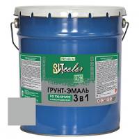Грунт эмаль по ржавчине 3в1 серая 20кг глянец Вит Color