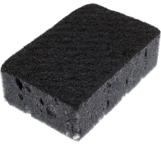 Губка д/мытья  98х67х35 5шт Black Рыжий кот