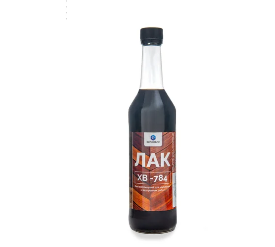 Лак ХВ-784 0,5л янтарь Экокласс