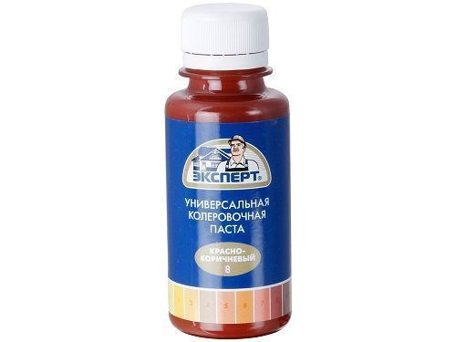 Колер 0,1л, № 8 красно-коричневый  Lazurit