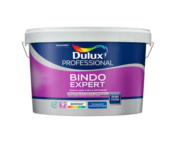 Краска Dulux Bindo Expert Professional интерьерная  0.9л BC 10%