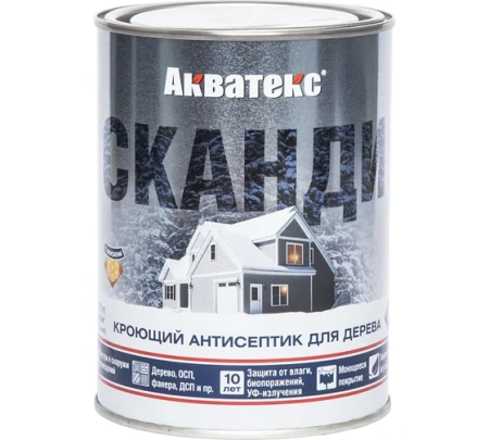 Пропитка Рогнеда Акватекс Сканди по дереву альпийское утро 0,75л 